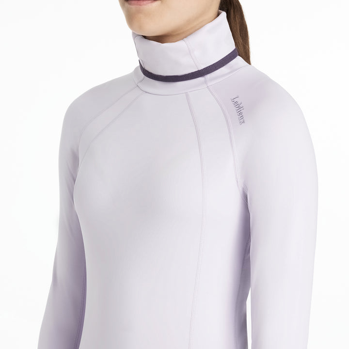 LeMieux Young Rider Savannah Snood Mesh Base Layer Lilac