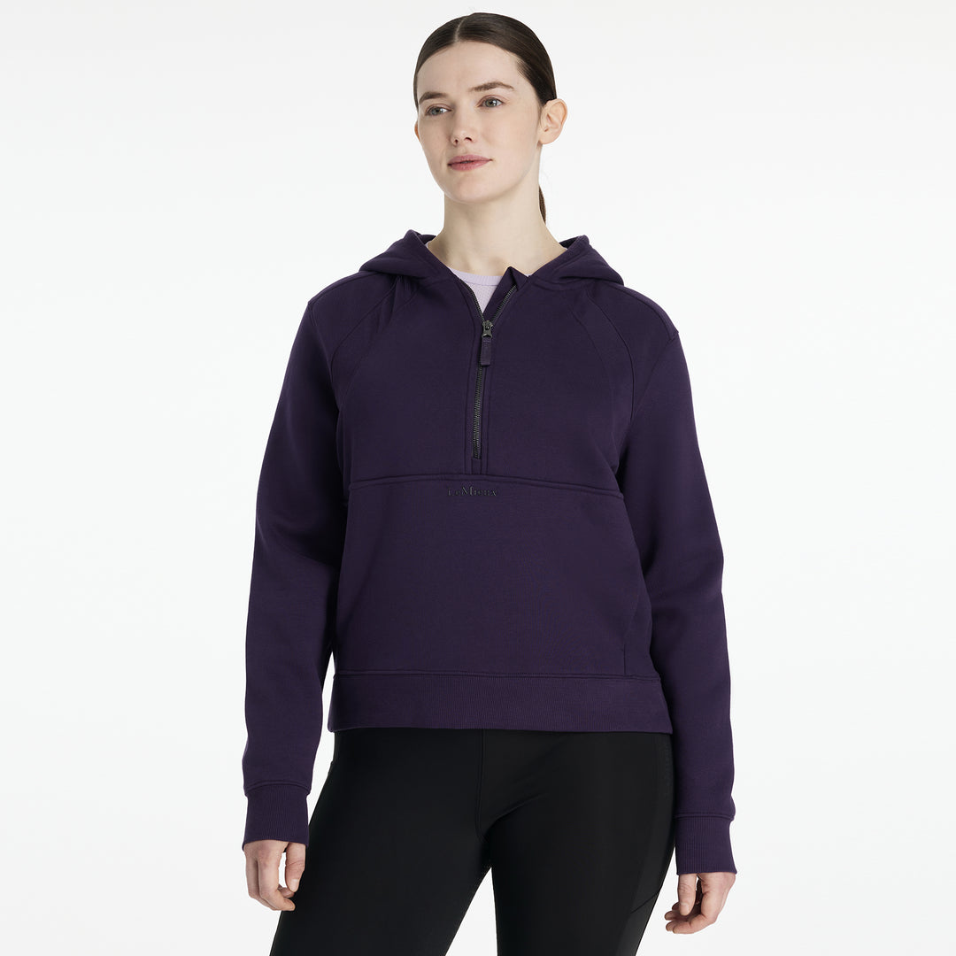 LeMieux Ladies Henrietta Half Zip Hoodie Juniper