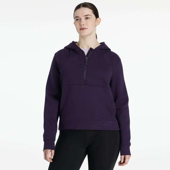 LeMieux Ladies Henrietta Half Zip Hoodie Juniper