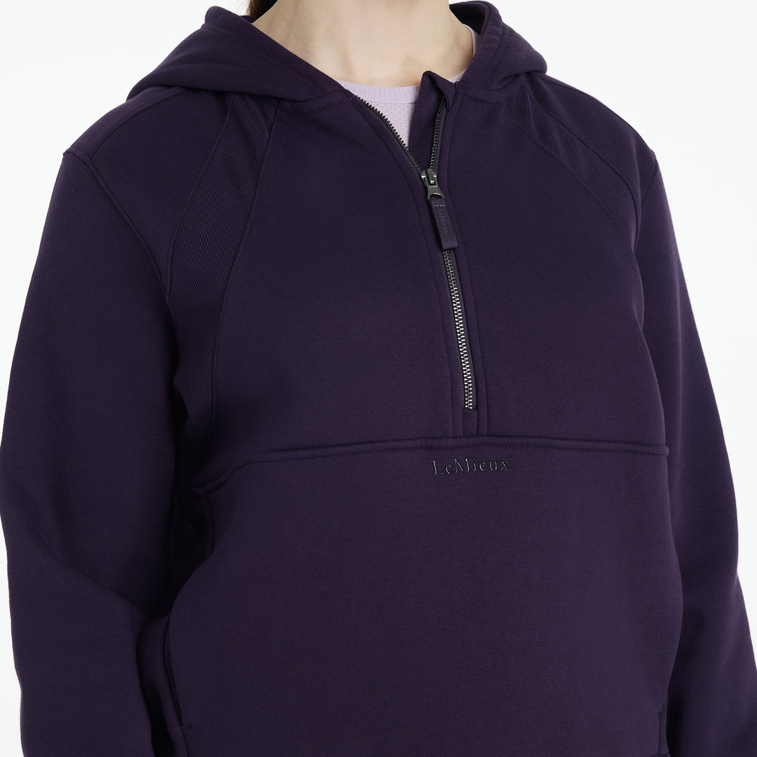 LeMieux Ladies Henrietta Half Zip Hoodie Juniper