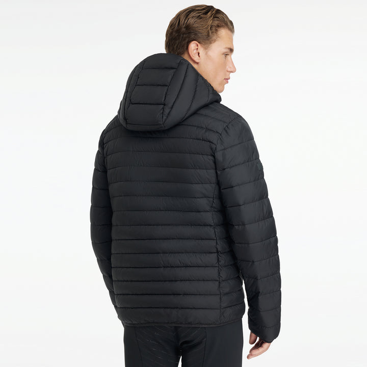 LeMieux Mens Hooded Puffer Jacket Black