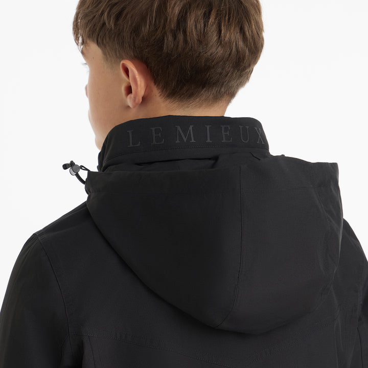 LeMieux Young Rider Boys Waterproof Team Jacket Black