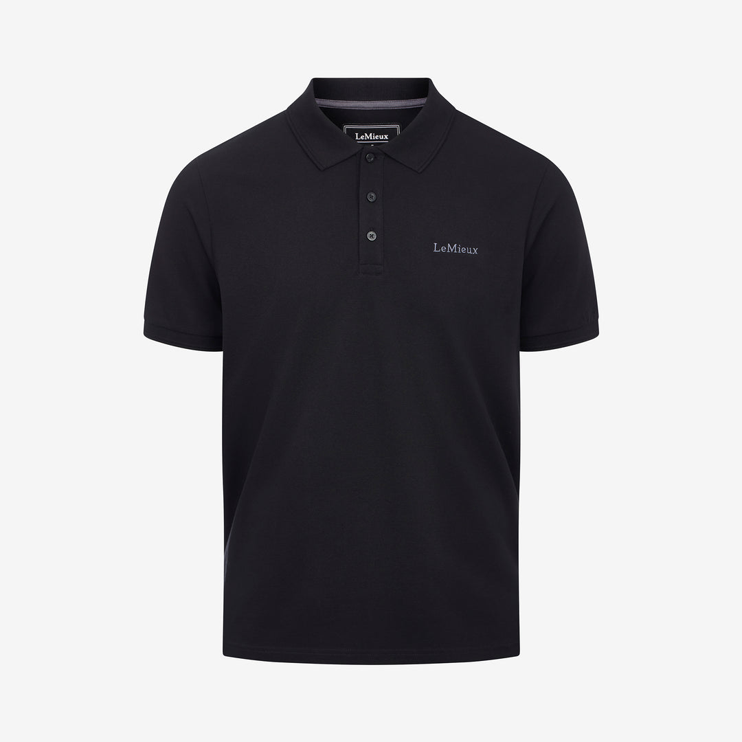 LeMieux Mens Classique Polo Shirt Black