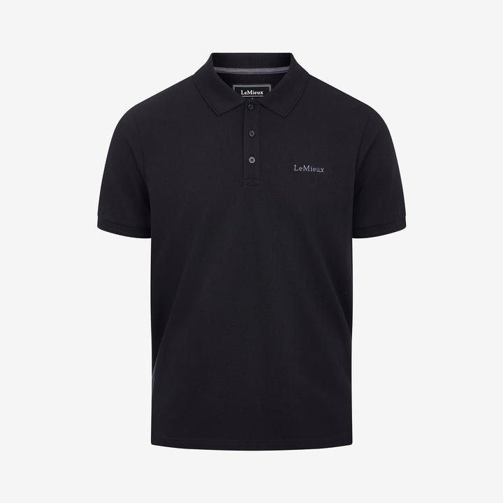 LeMieux Mens Classique Polo Shirt Black