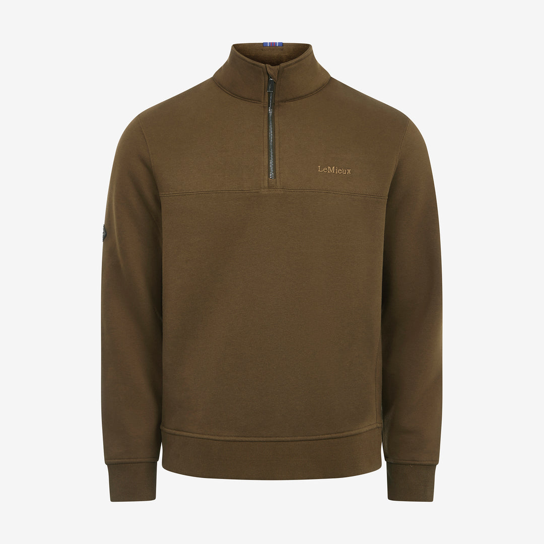 LeMieux Mens Quarter Neck Sweat Alpine