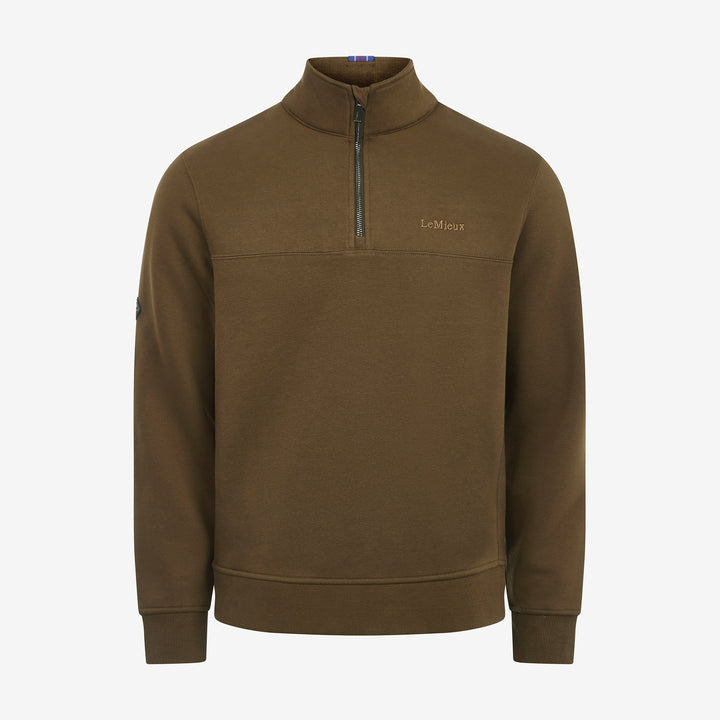 LeMieux Mens Quarter Neck Sweat Alpine