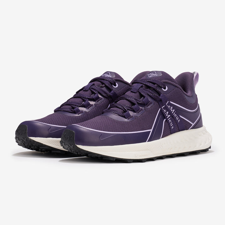 LeMieux Ladies Trax Viva Waterproof Trainer - Juniper/Lilac
