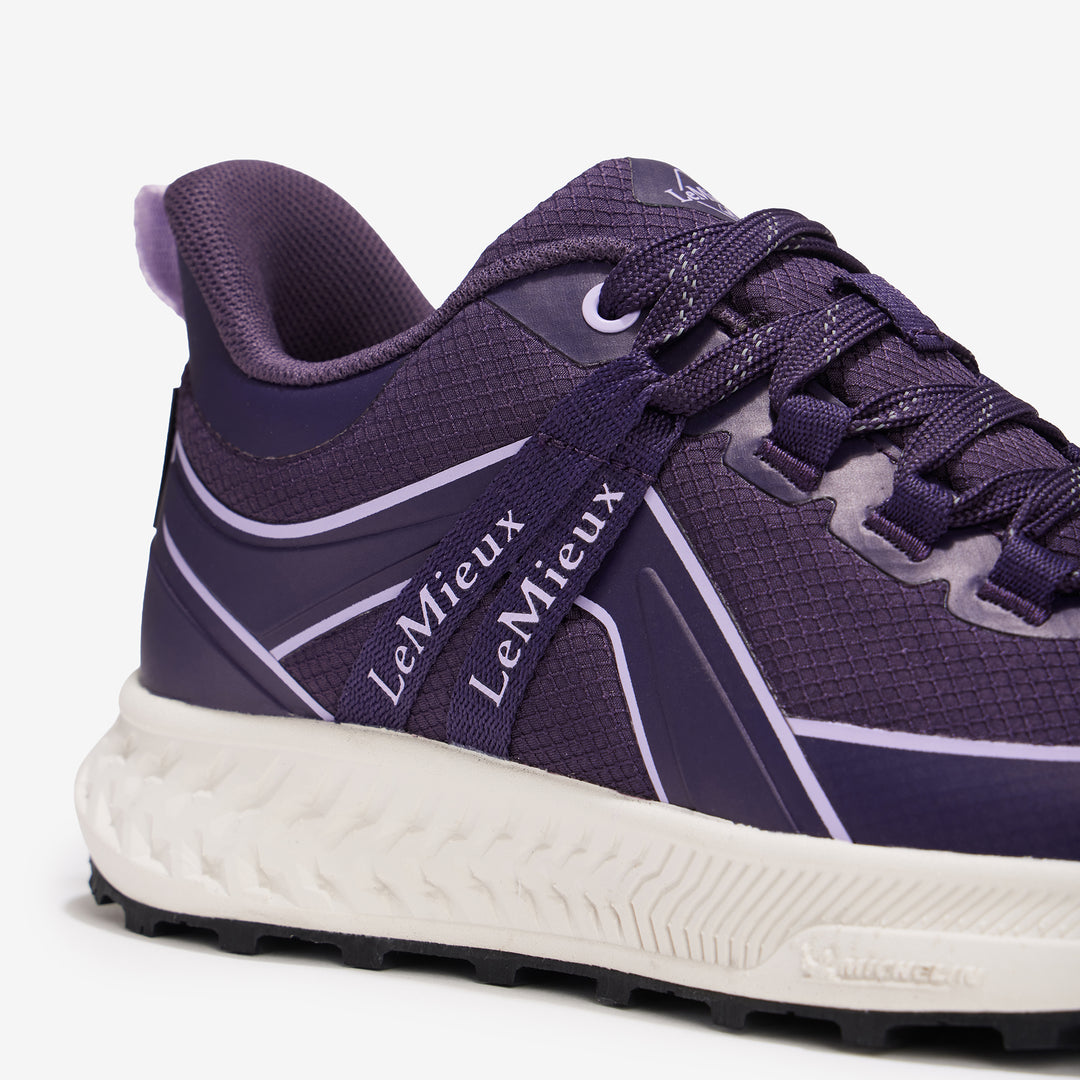 LeMieux Ladies Trax Viva Waterproof Trainer - Juniper/Lilac