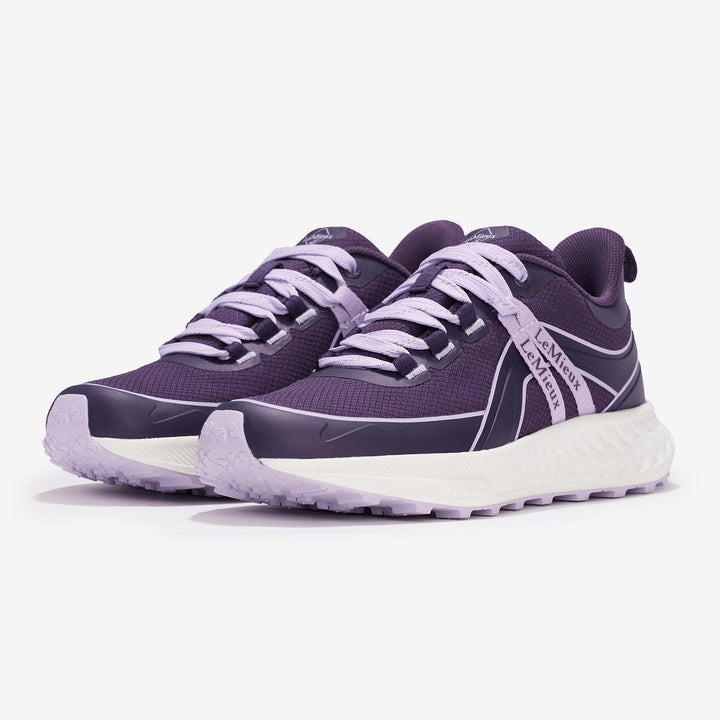 LeMieux Young Rider Trax Viva Waterproof Trainer Juniper/Lilac