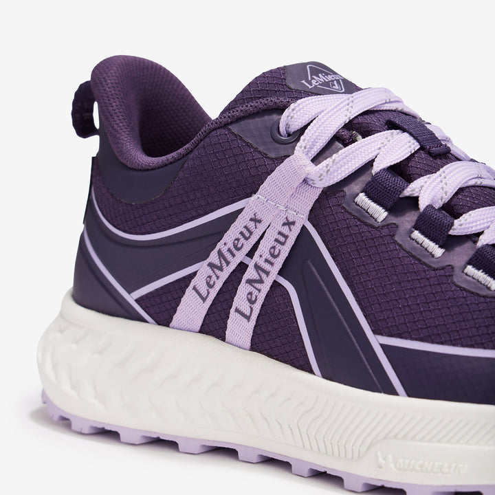 LeMieux Young Rider Trax Viva Waterproof Trainer Juniper/Lilac