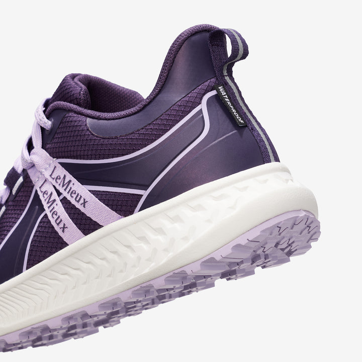 LeMieux Young Rider Trax Viva Waterproof Trainer Juniper/Lilac