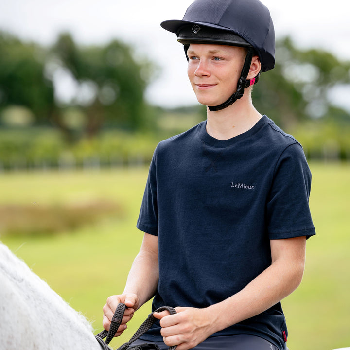 LeMieux Young Rider Boys T-Shirt Navy