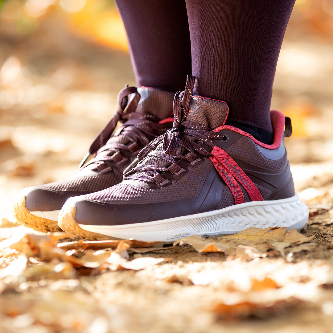 LeMieux Ladies Trax Viva Waterproof Trainer - Damson