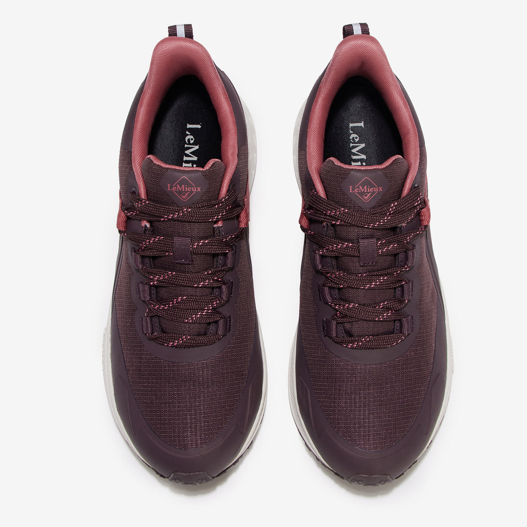 LeMieux Ladies Trax Viva Waterproof Trainer - Damson
