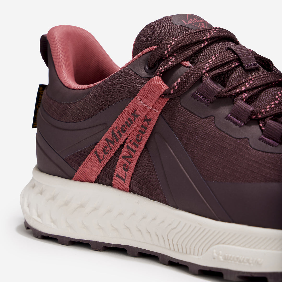 LeMieux Ladies Trax Viva Waterproof Trainer - Damson