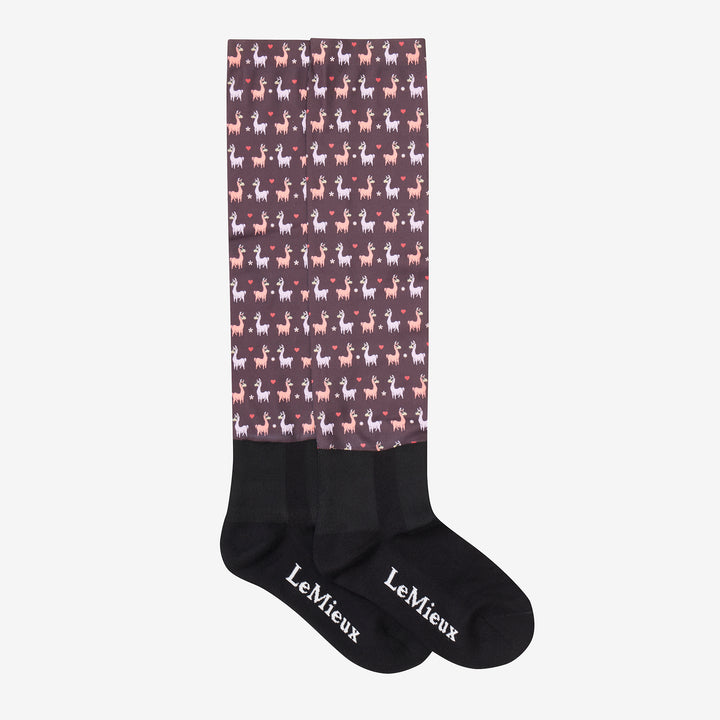 LeMieux Ladies Llamas Footsie Socks