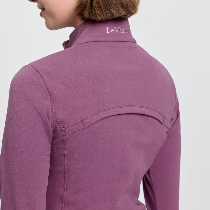 LeMieux Ladies Frances Quarter Zip Fleece - Mallow