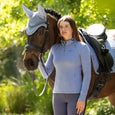 LeMieux Ladies Frances Quarter Zip Fleece - Cocoa