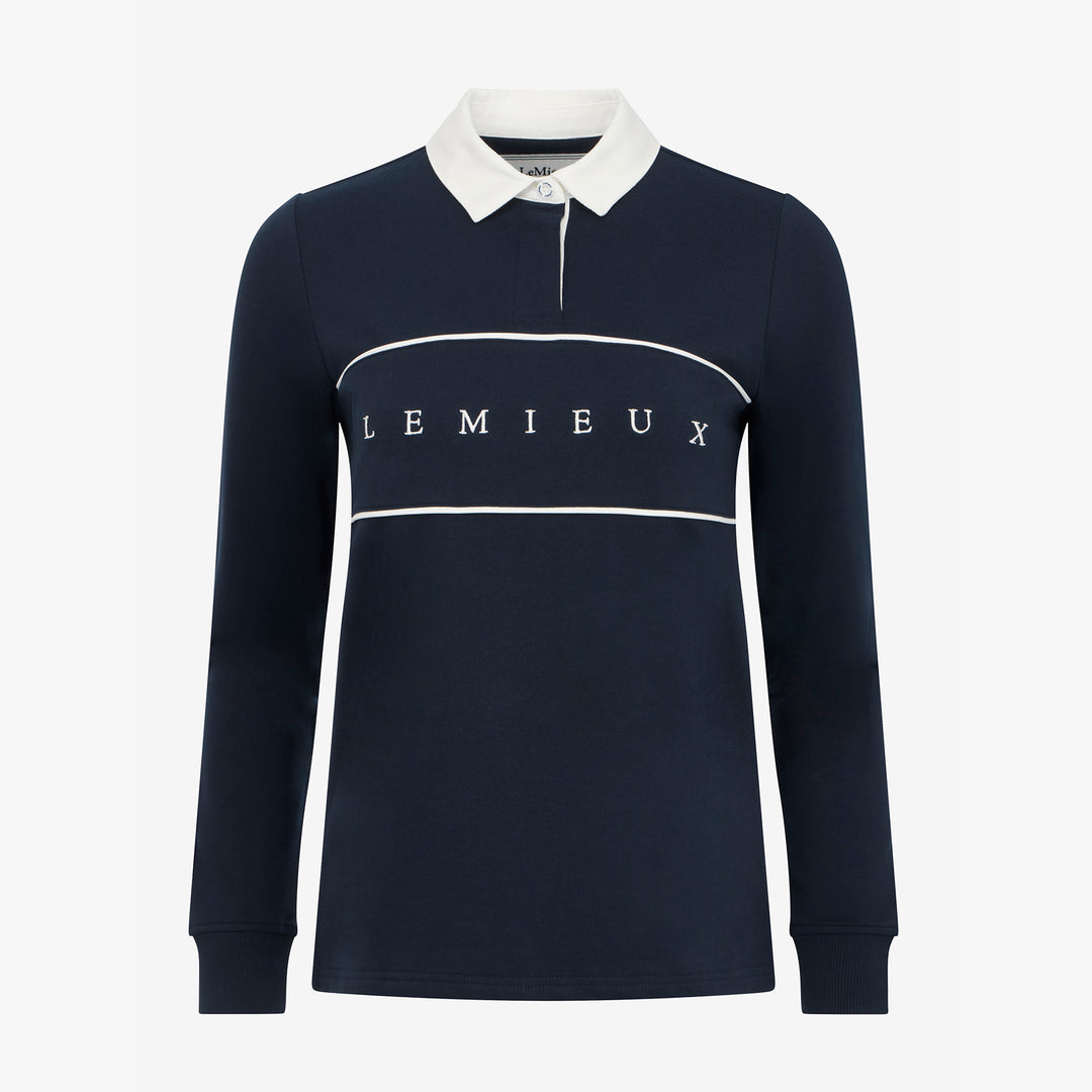 LeMieux Ladies Rochelle Rugby Shirt - Navy