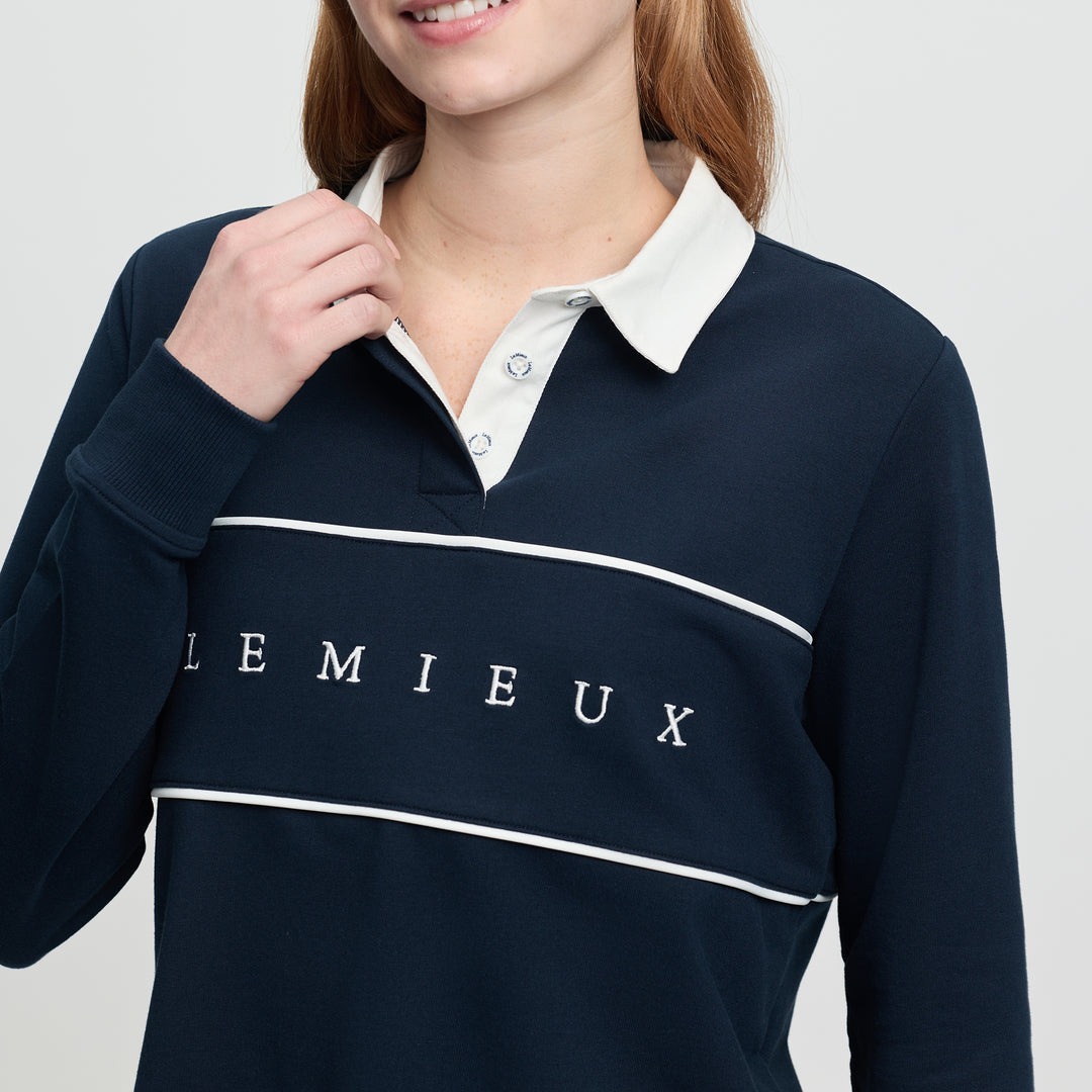 LeMieux Ladies Rochelle Rugby Shirt - Navy