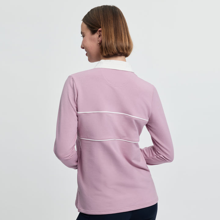 LeMieux Ladies Rochelle Rugby Shirt - Fondant