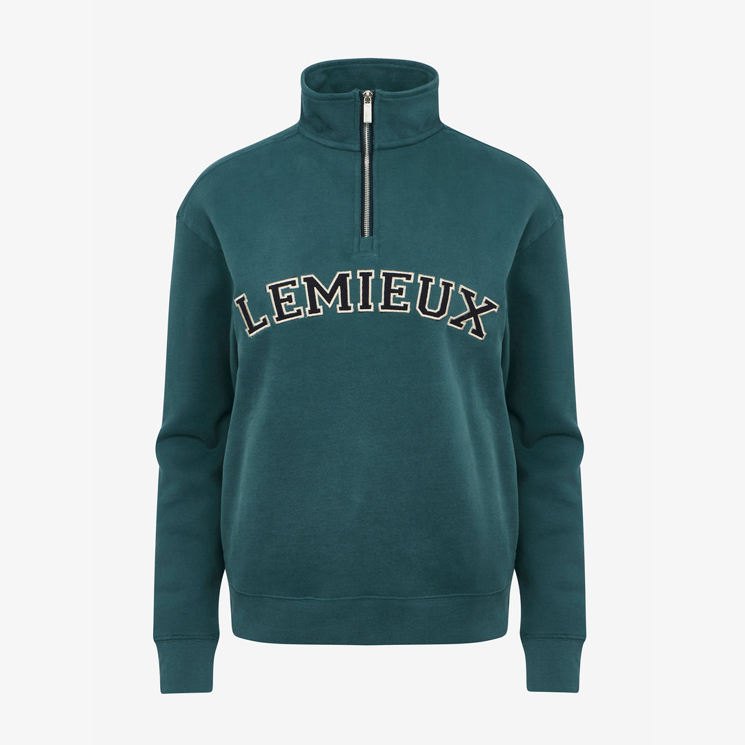 LeMieux Ladies Kelsie Quarter Neck Sweat - Jungle