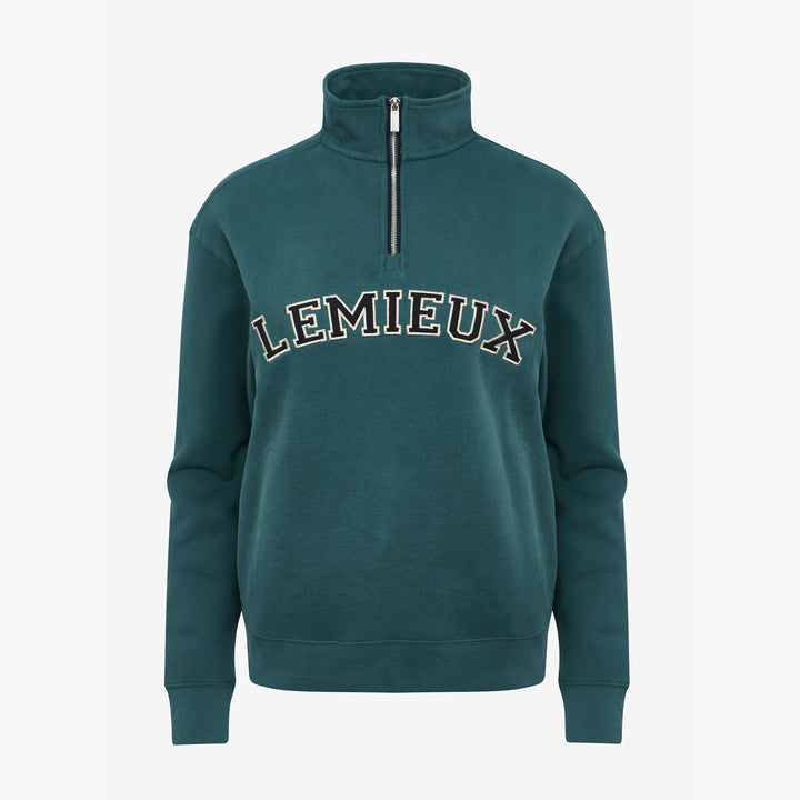 LeMieux Ladies Kelsie Quarter Neck Sweat - Jungle