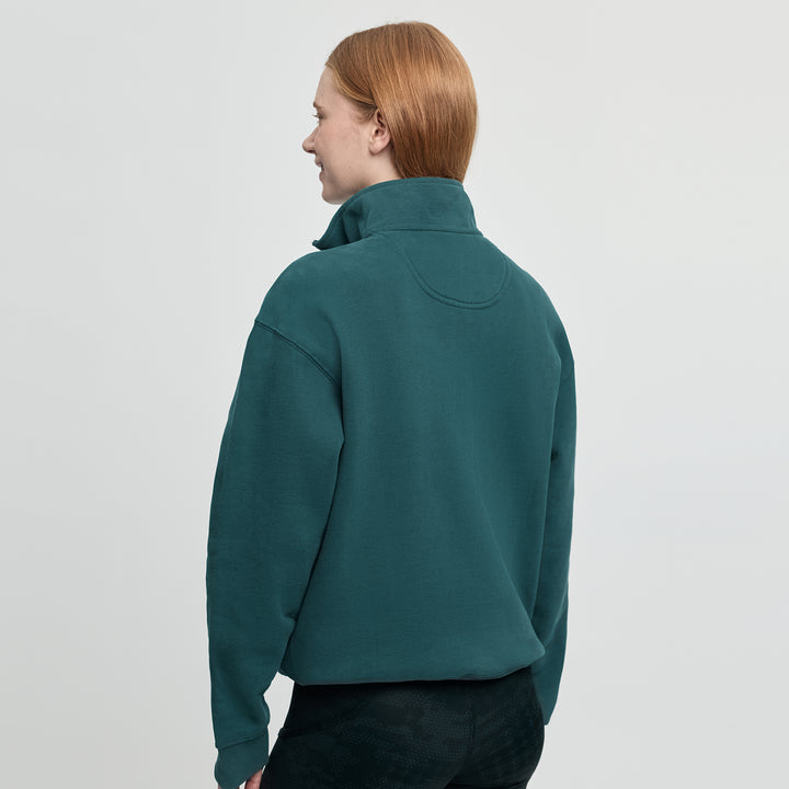 LeMieux Ladies Kelsie Quarter Neck Sweat - Jungle