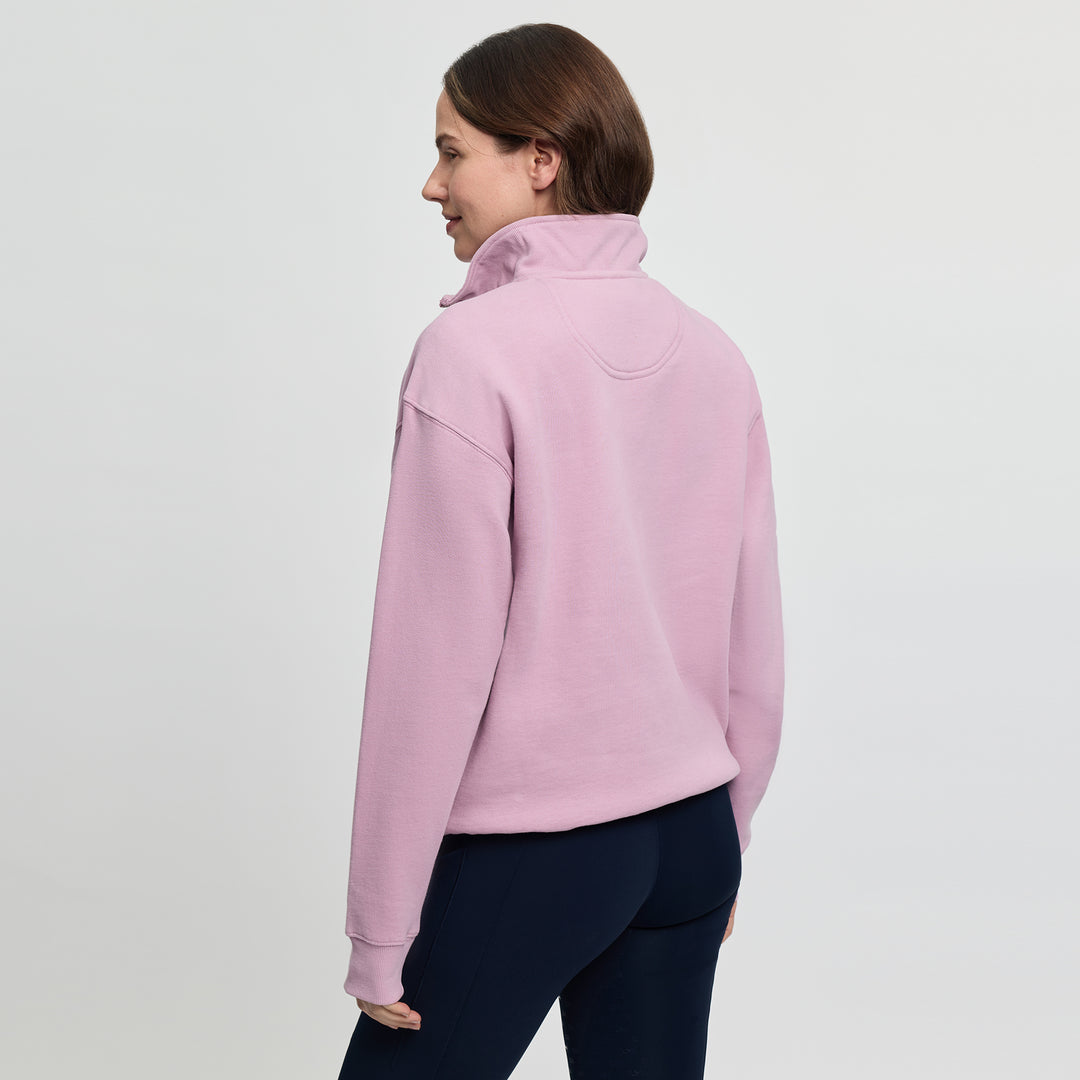 LeMieux Ladies Kelsie Quarter Neck Sweat - Fondant