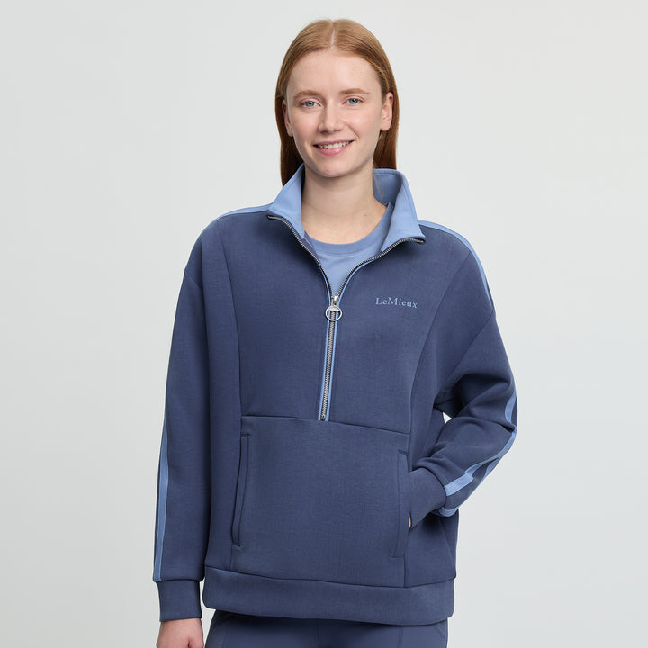 LeMieux Ladies Connie Half Zip Sweat - Shadow