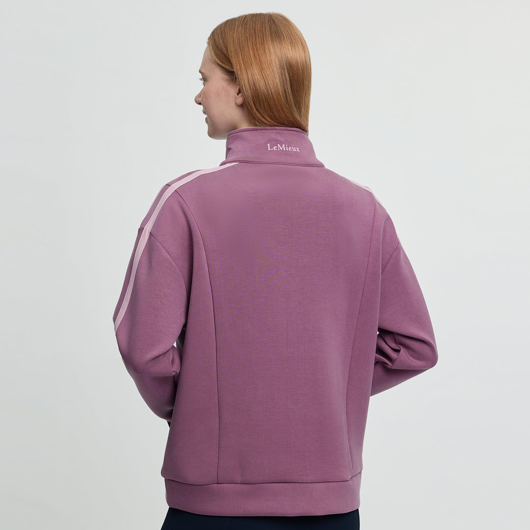 LeMieux Ladies Connie Half Zip Sweat - Mallow
