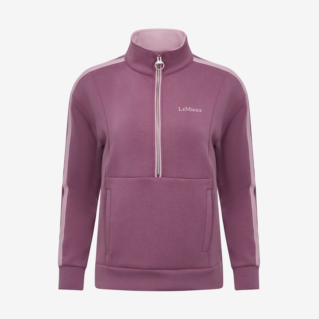 LeMieux Ladies Connie Half Zip Sweat - Mallow