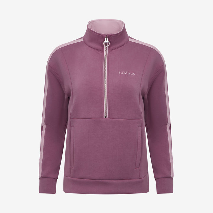 LeMieux Ladies Connie Half Zip Sweat - Mallow