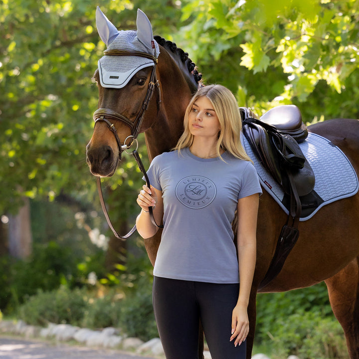 LeMieux Ladies Classique T-Shirt - Powder Blue