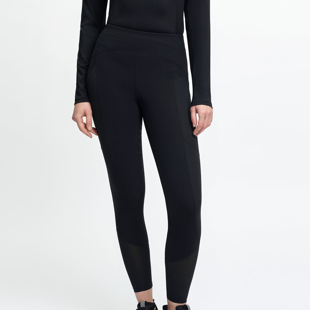 LeMieux Ladies Airflow Full Seat Pull On - Black