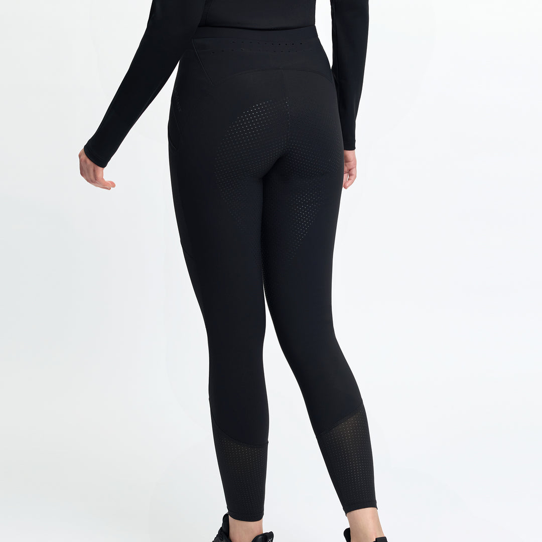 LeMieux Ladies Airflow Full Seat Pull On - Black
