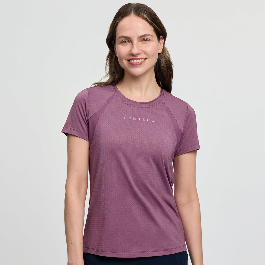 LeMieux Ladies Sports T-Shirt - Mallow