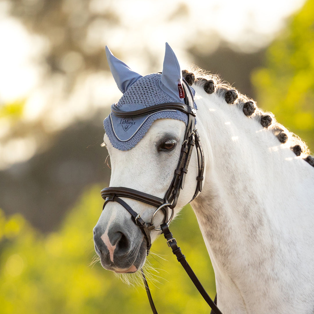 LeMieux Mini Classic Fly Hood - Powder Blue