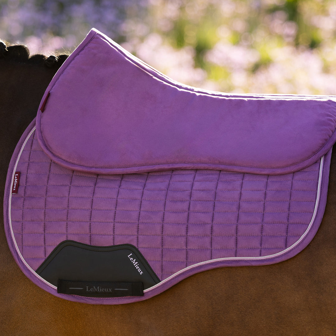 LeMieux Suede Half Pad- Mallow