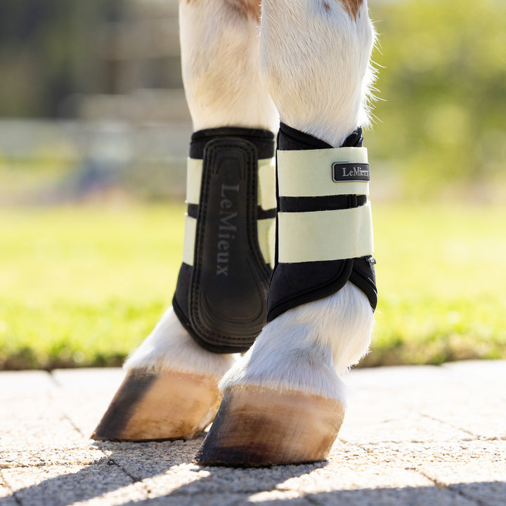 LeMieux Mini Air-Tek Grafter Brushing Boots - Macaron