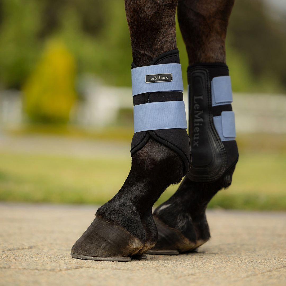 LeMieux Air-Tek Grafter Brushing Boots - Powder Blue