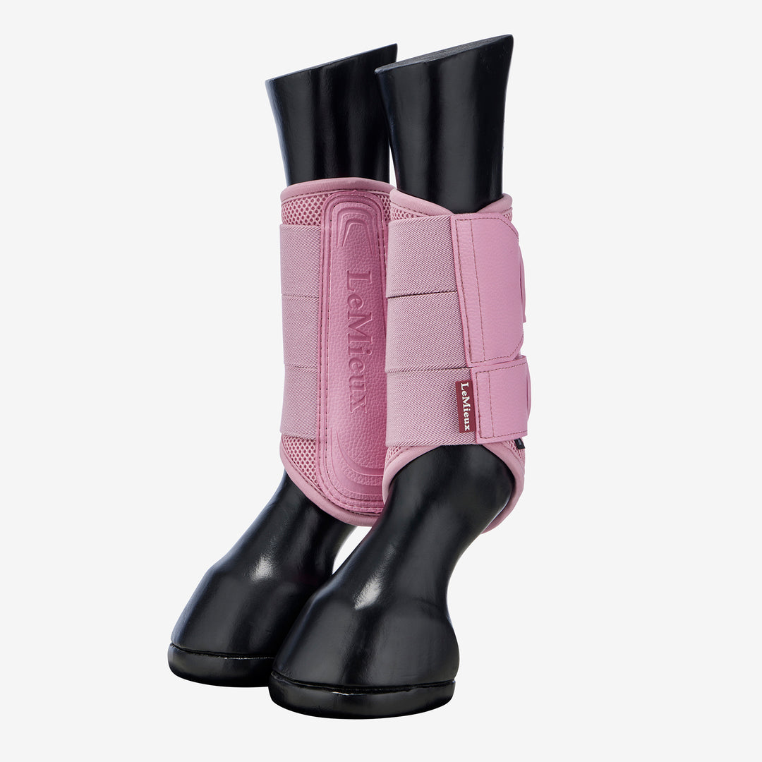 LeMieux Arika Mesh Brushing Boots - Fondant