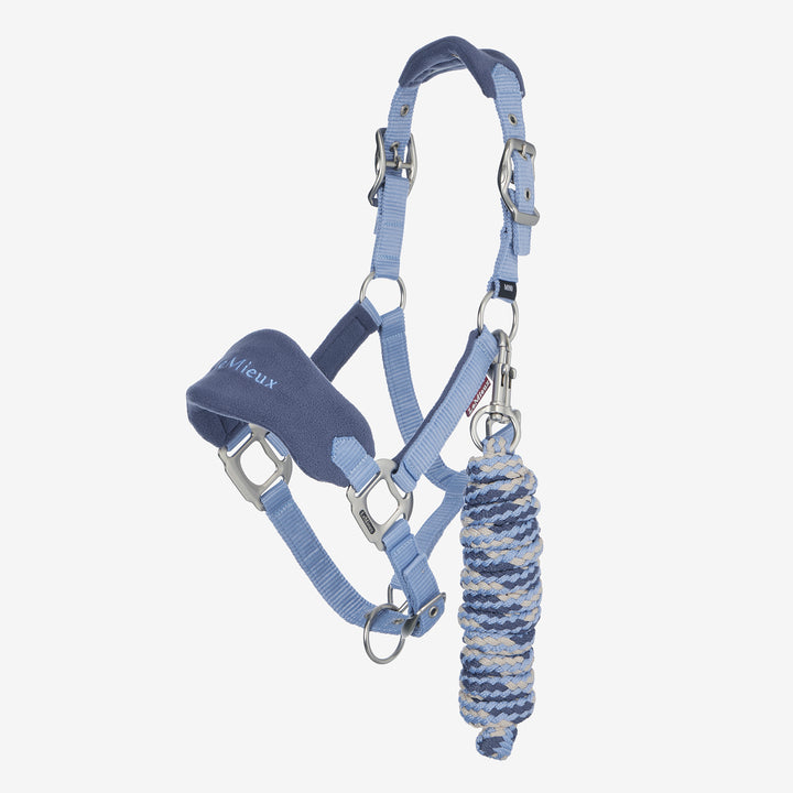 LeMieux Mini Vogue Headcollar & Leadrope - Powder Blue