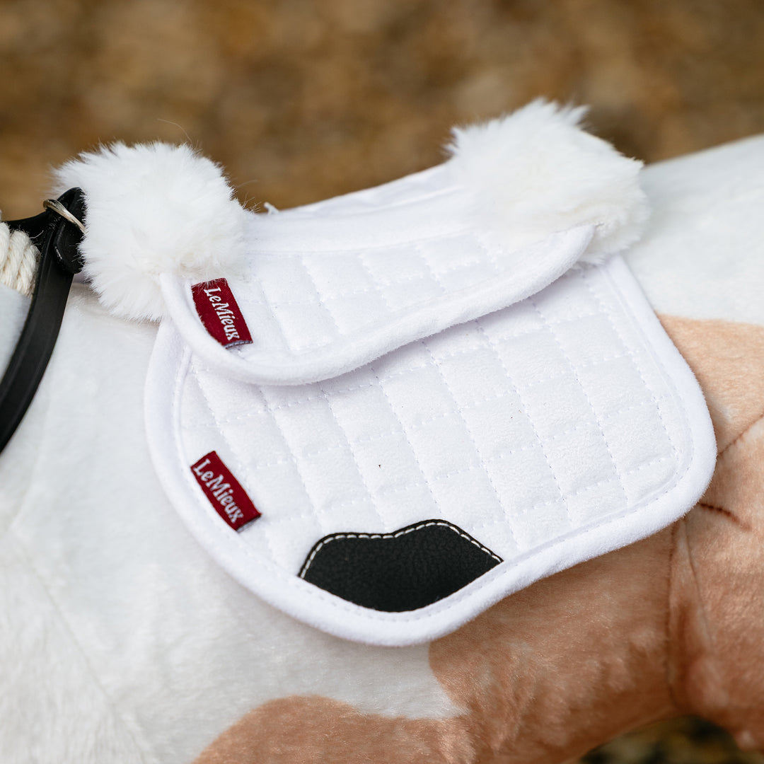 LeMieux Toy Pony Merino Half Pad - White