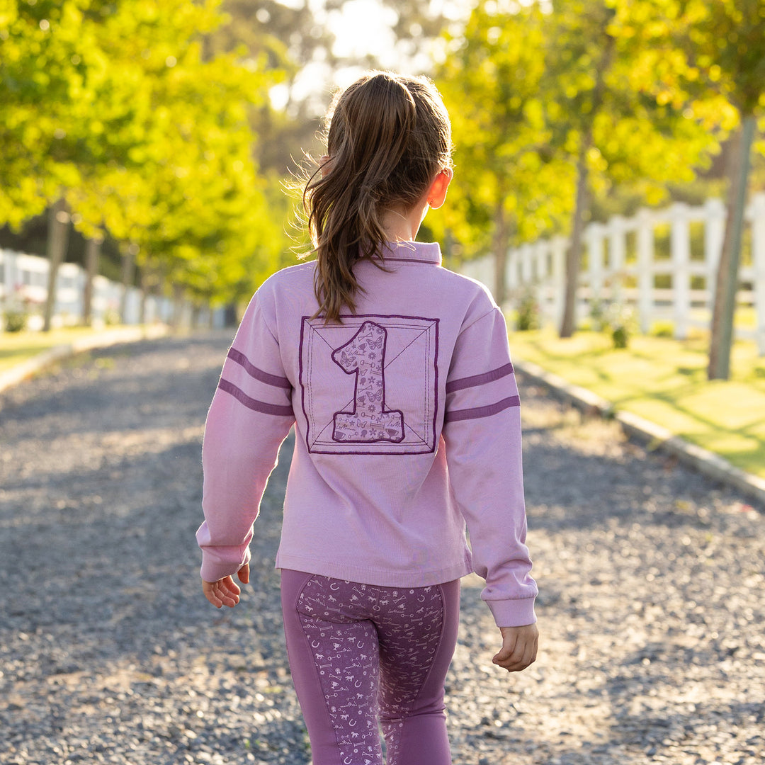 LeMieux Mini Robbie Rugby Shirt - Mallow