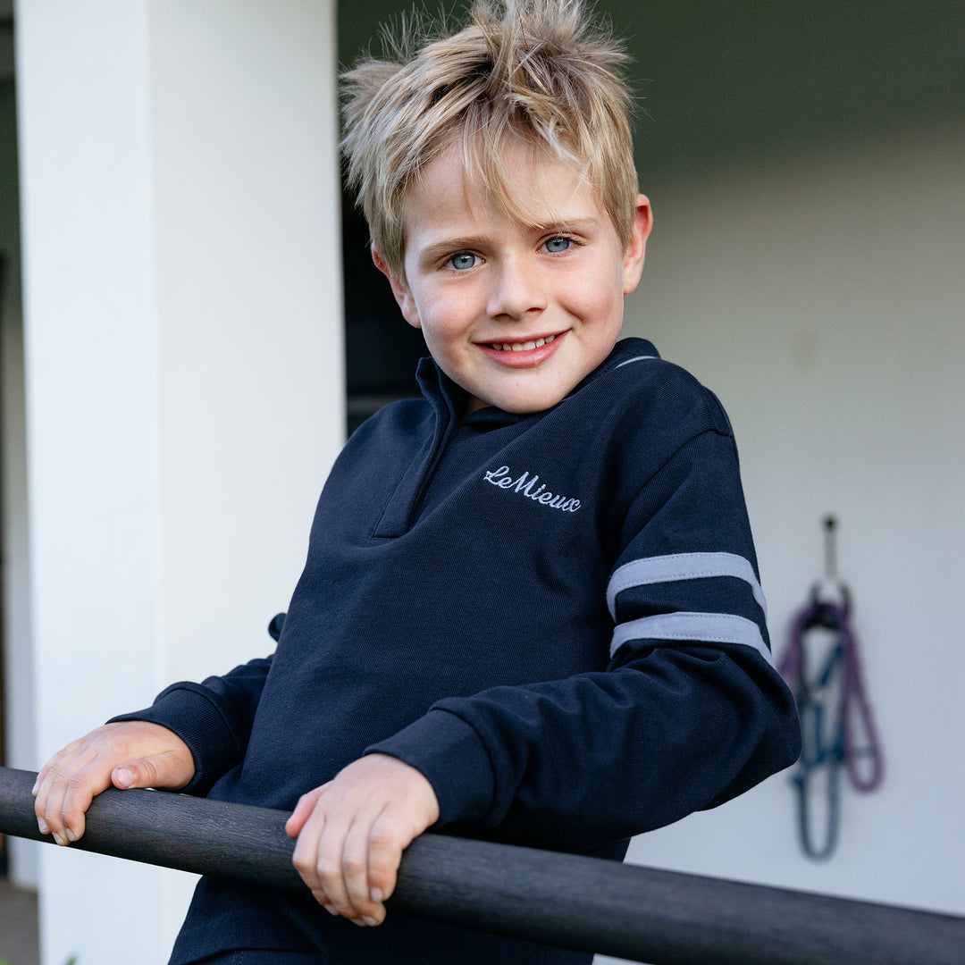 LeMieux Mini Robbie Rugby Shirt - Navy