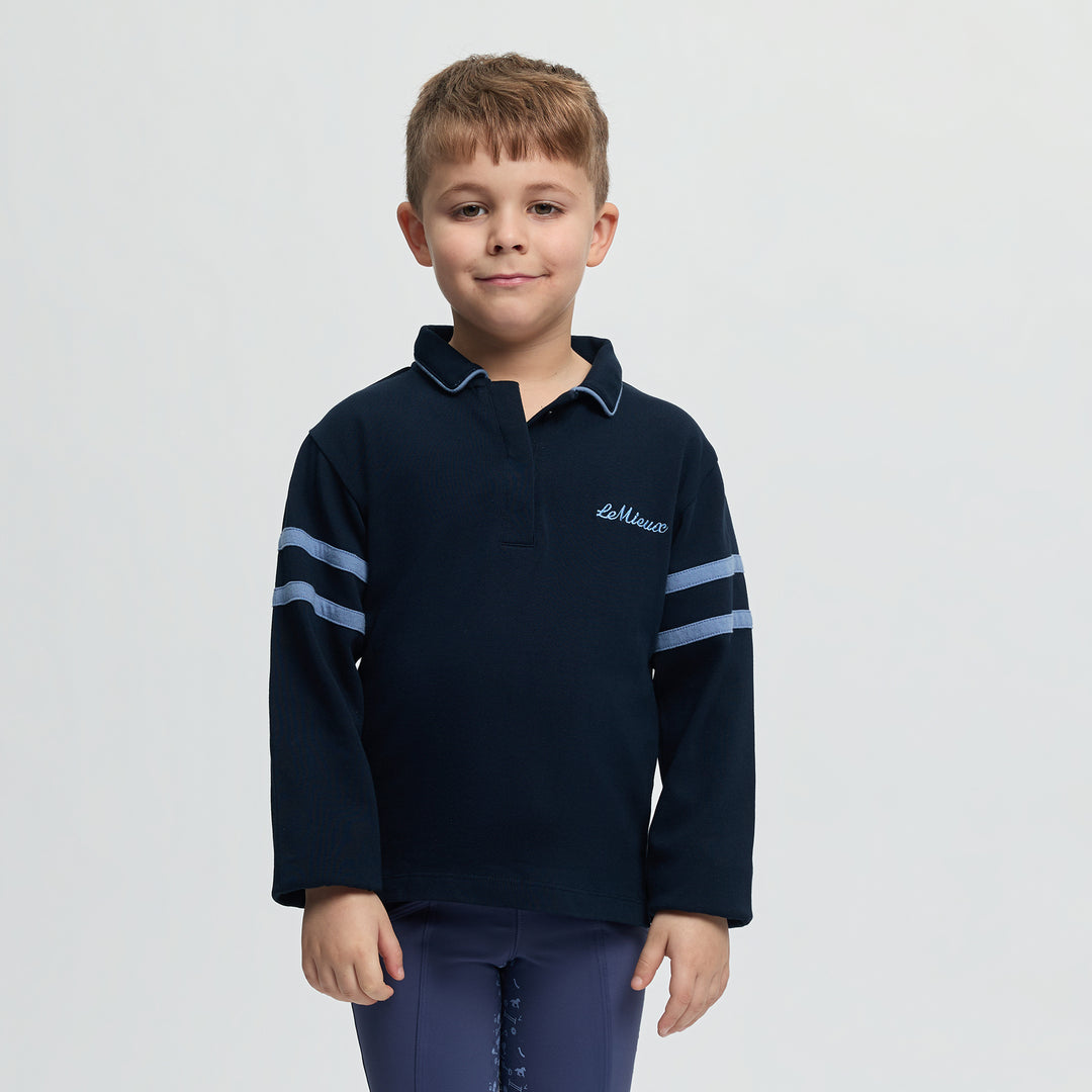 LeMieux Mini Robbie Rugby Shirt - Navy
