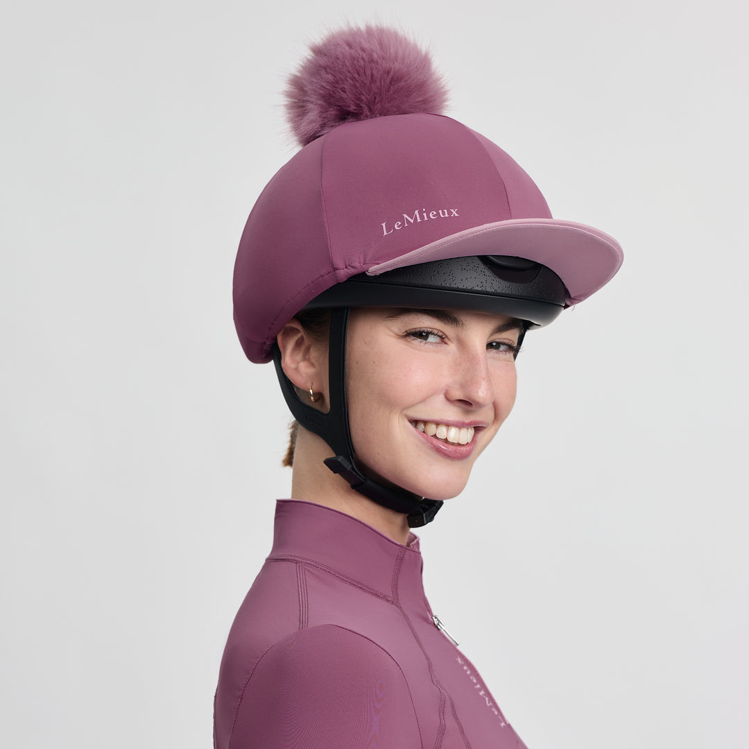 LeMieux Classique Pom Hat Silk - Mallow