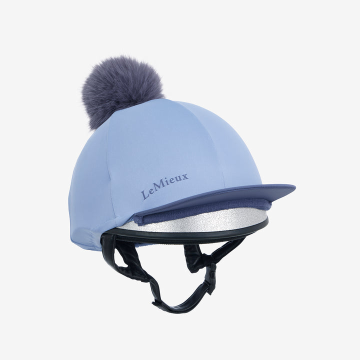 LeMieux Classique Pom Hat Silk - Powder Blue