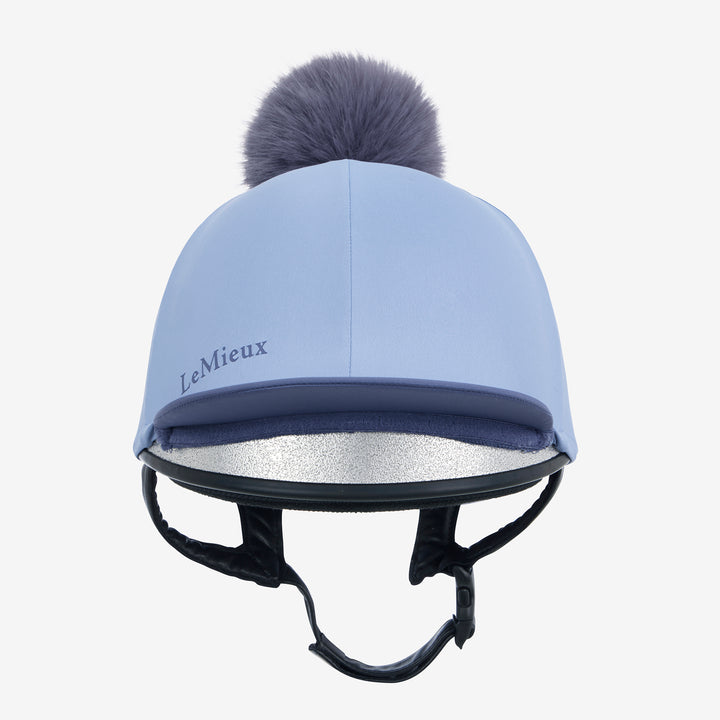 LeMieux Classique Pom Hat Silk - Powder Blue